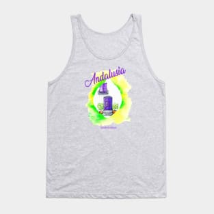 Andalusia Spain Lavender & Lemons Design Tank Top